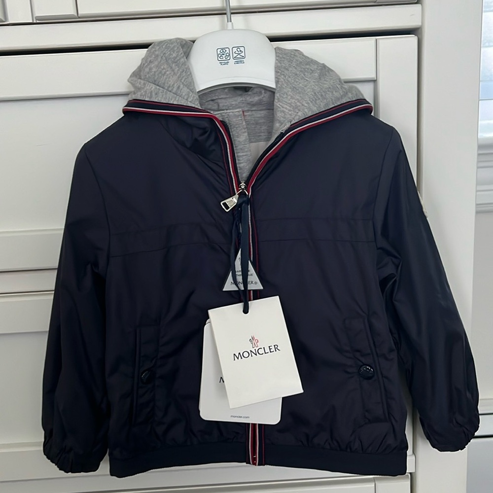 NWT baby Moncler windbreaker
